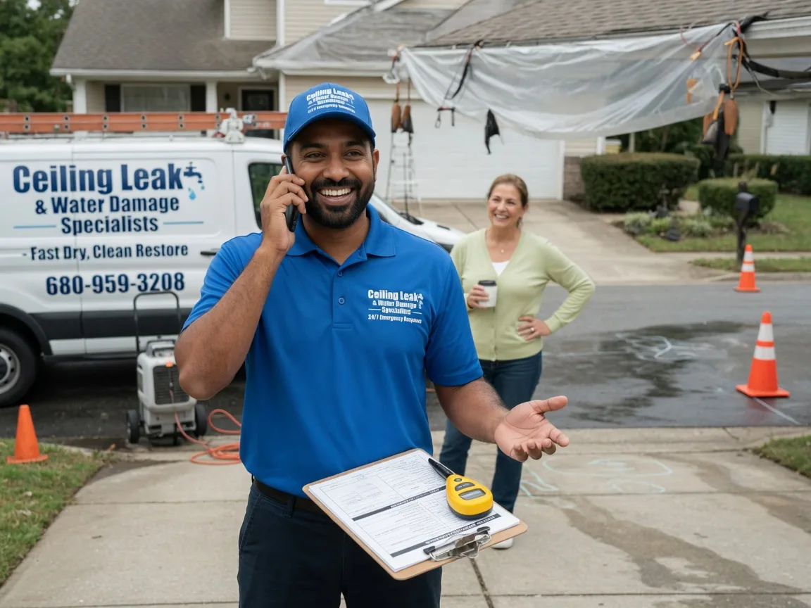 Ceiling Leak Cleanup Fruitland, UT FAQs